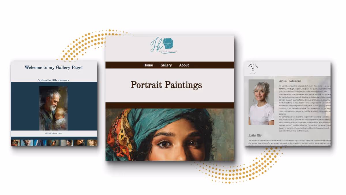 A website that actually represents your art